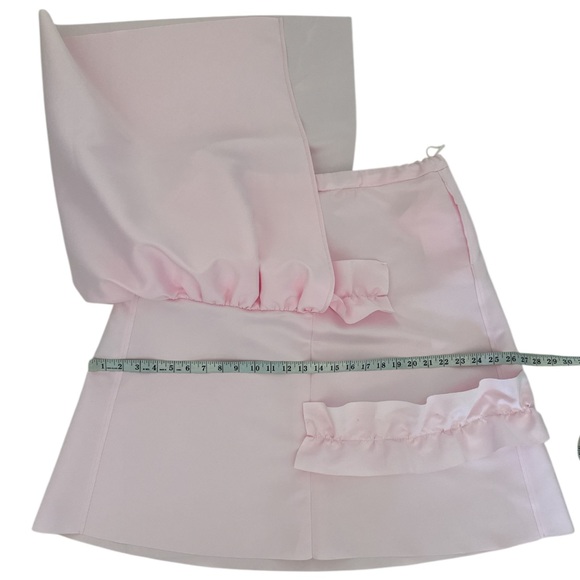 PASKAL Pink Skirt with Ruffles size L - Picture 6 of 12